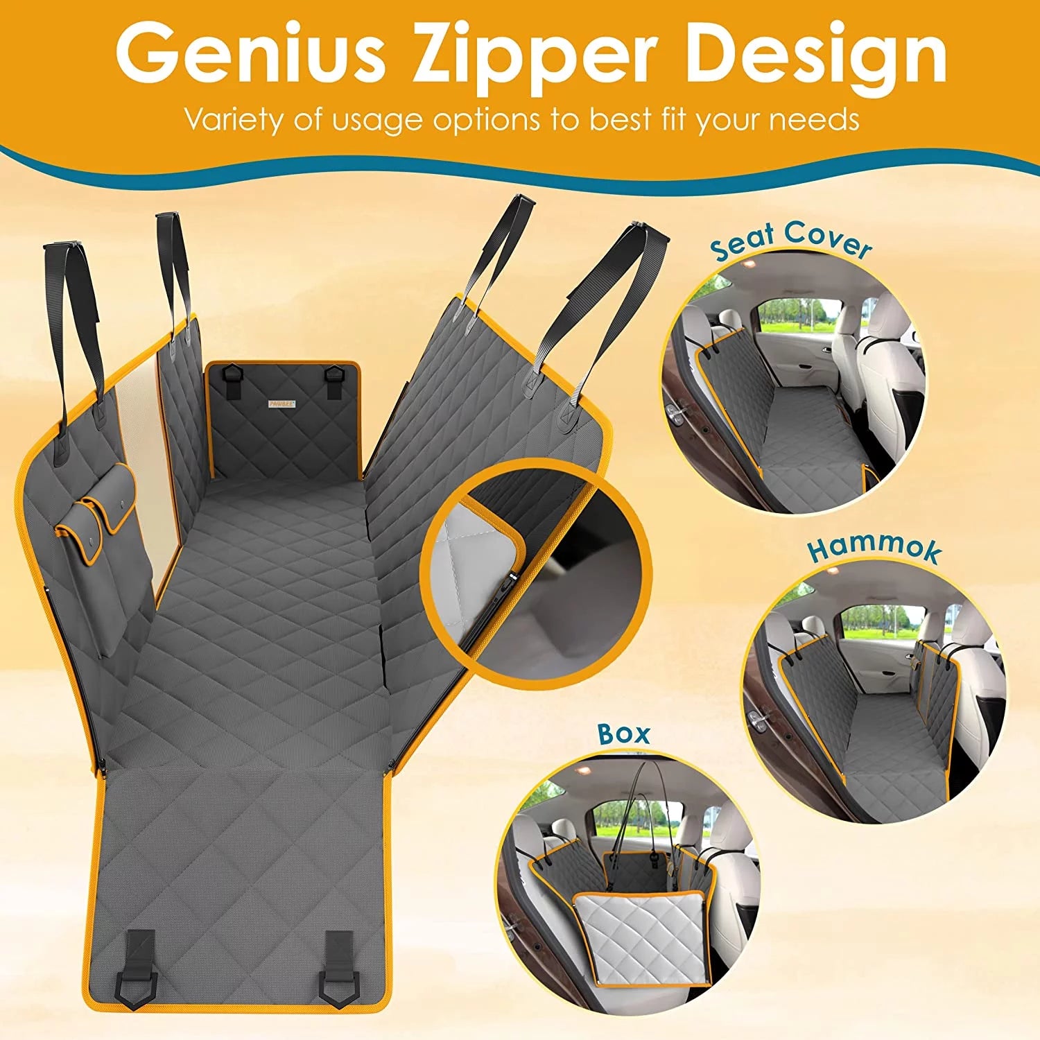 All-Protection Non-Slip Dog Car Hammock